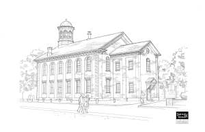 court house perspective