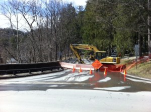 river street retaining wall