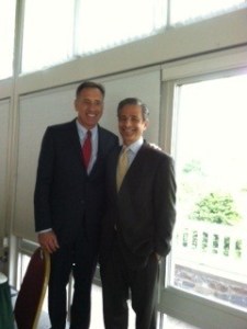 Woodstock's Bobby Sand, Former Windsor Cty. Prosecutor Attended today's Bill Signing by Gov. Peter Shumlin