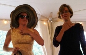 Kate Bradley and Amity Shlaes Share the Podium