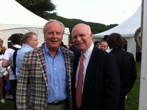 Hanover's Bill Mitchell Poses with C-Span Founder Brian Lamb at Plymouth Notch Coolidge Foundation Gala